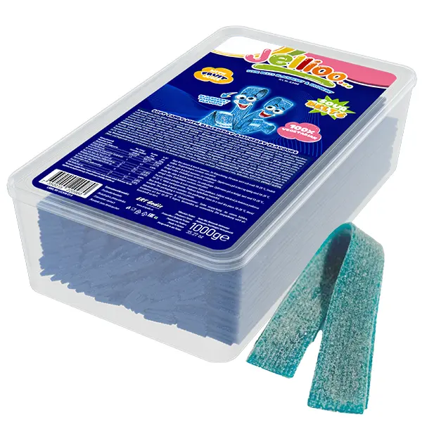 Jellioo Sour Belts Blackberry und Raspberry 1kg