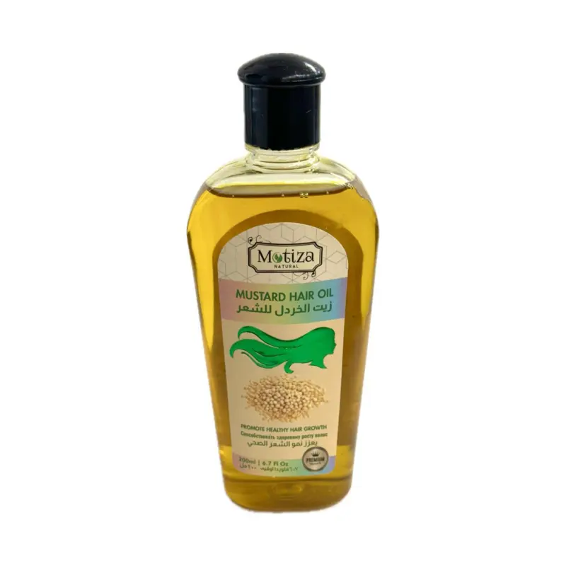 Mustard hår olie, Motiza, 200ml