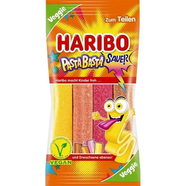 PastaBasta Sur 160g - Haribo (skarp pris)