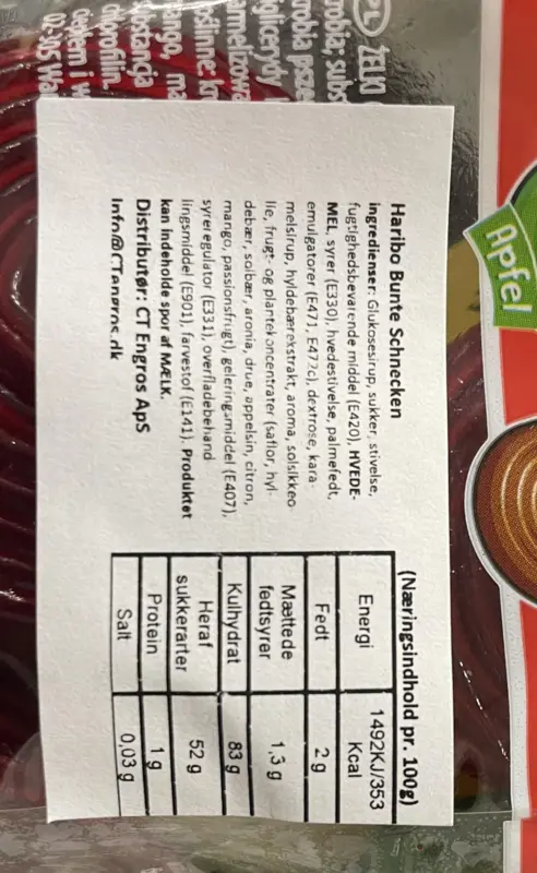 Frukt Rotella, Haribo 160 gr (Veggie)