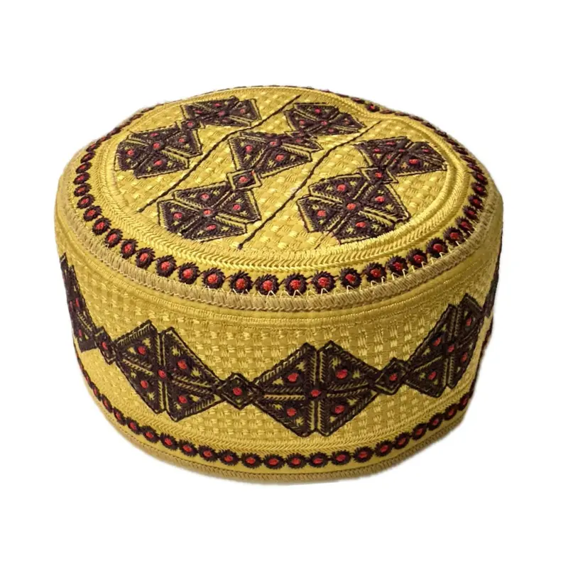 Al-Saif Gebetskappe, braun/gold