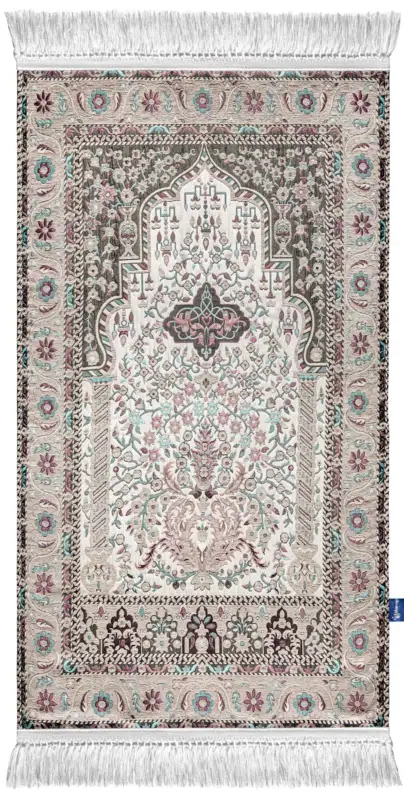 Majestic Mihrab Bedetæppe med Skum
