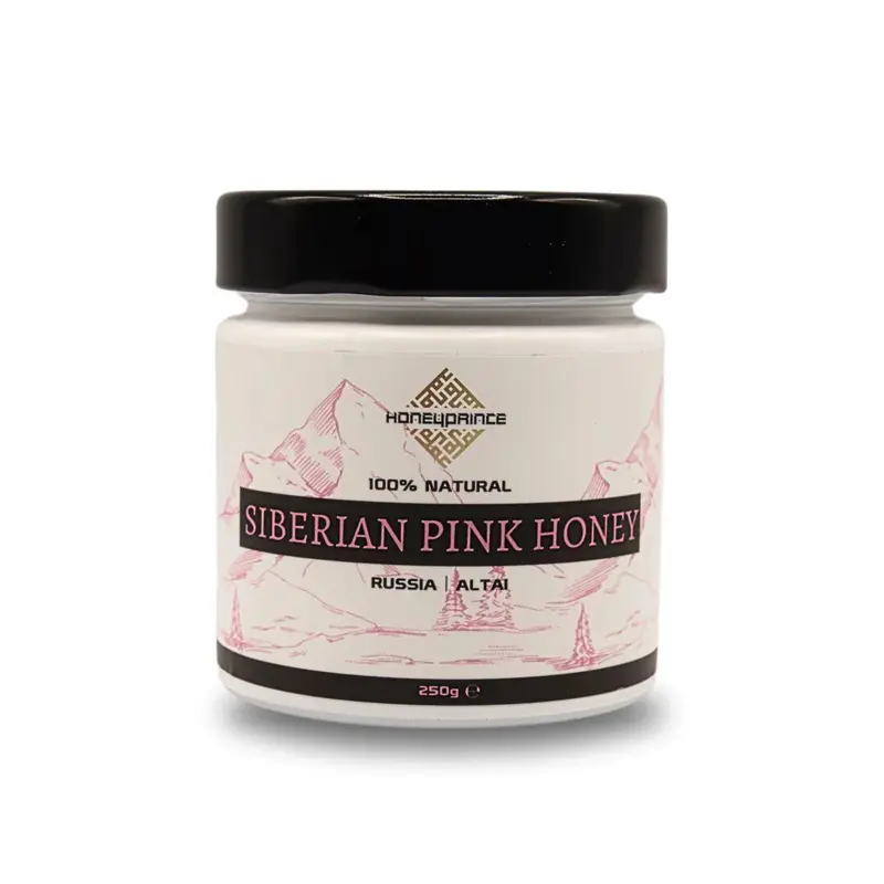 Rosa Honig aus Sibirien, 250g