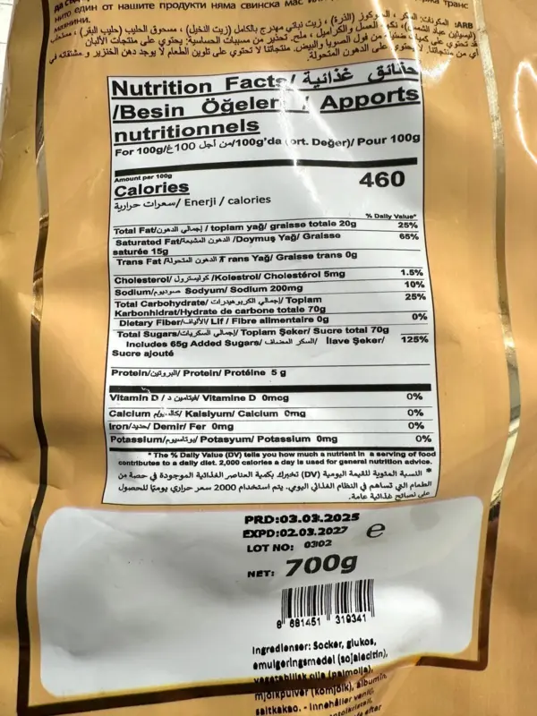 Eclairs Honning karameller, 700g
