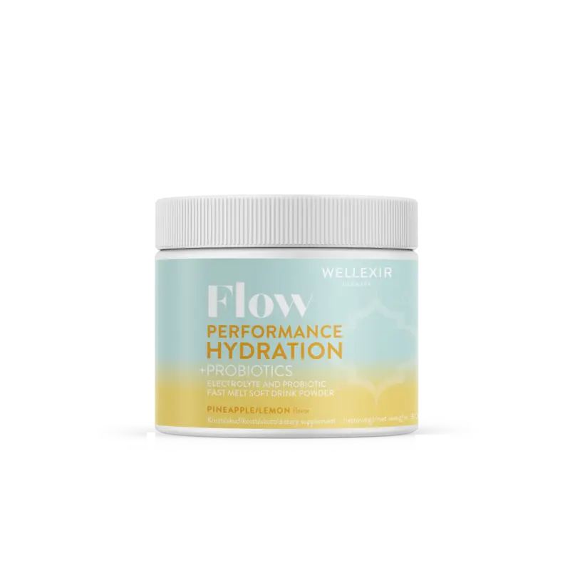 Wellexir FLOW Hydrationsdryck med Ananas och Lime smak (300 g)
