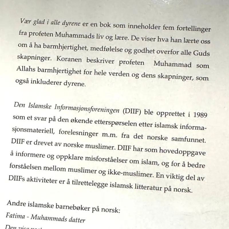 Sei glücklich mit allen Tieren