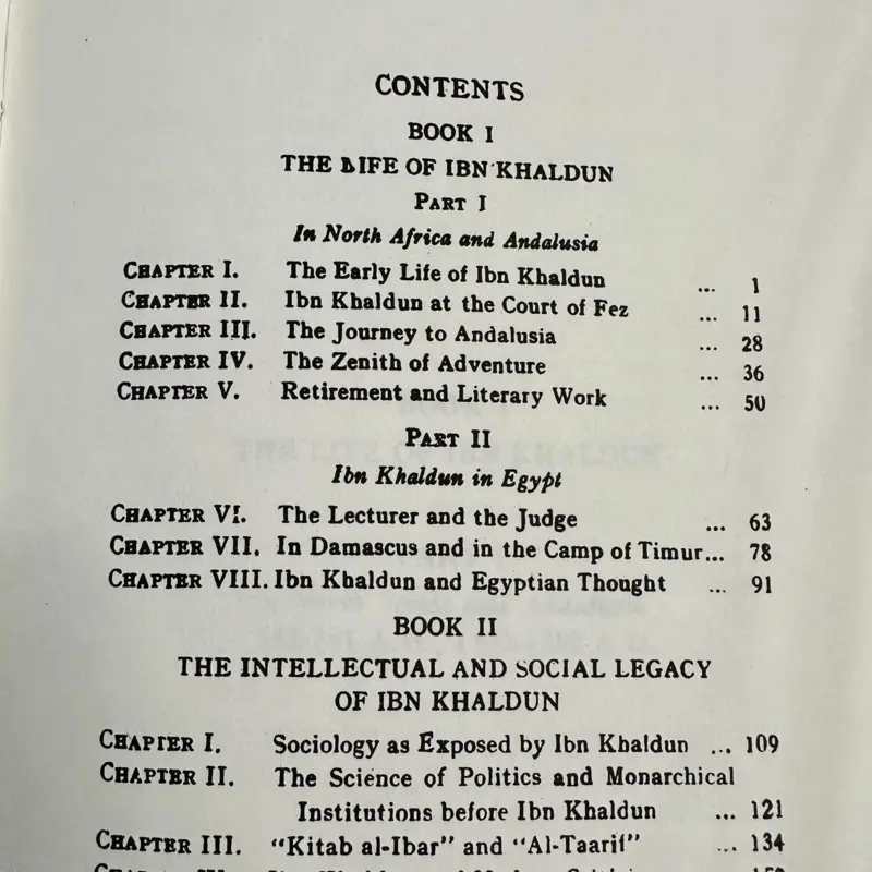 Ibn Khaldun, hans liv och verk