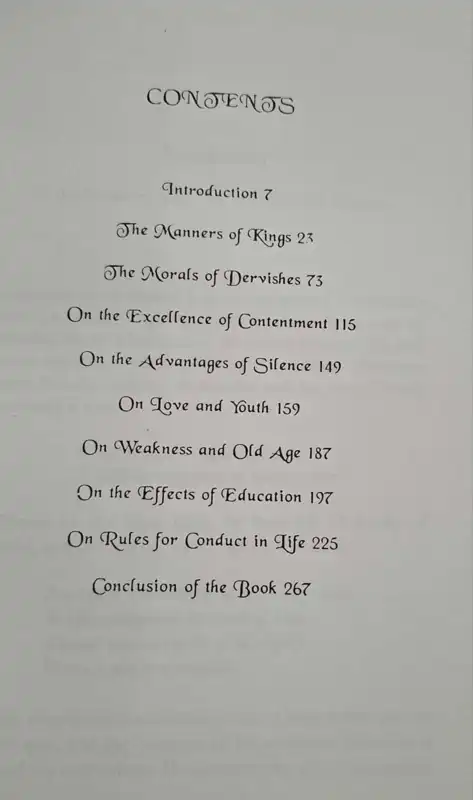 The Gulistan Of Sa'di