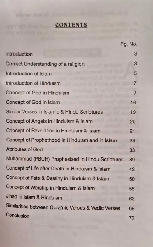 Likheter mellan hinduism och islam