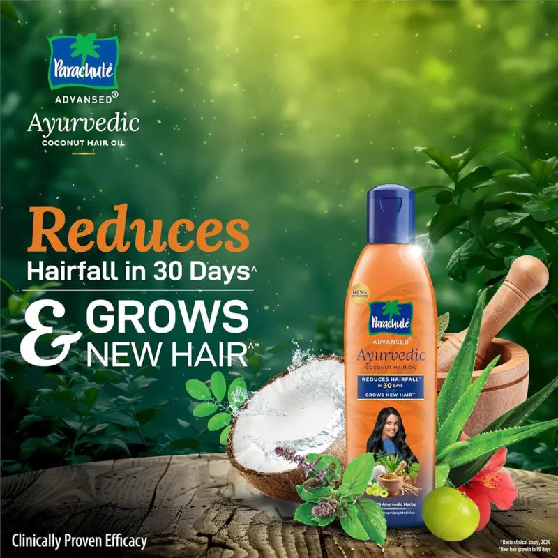 Parachute Advansed Ayurvedisches Kokos-Haaröl 180 ml