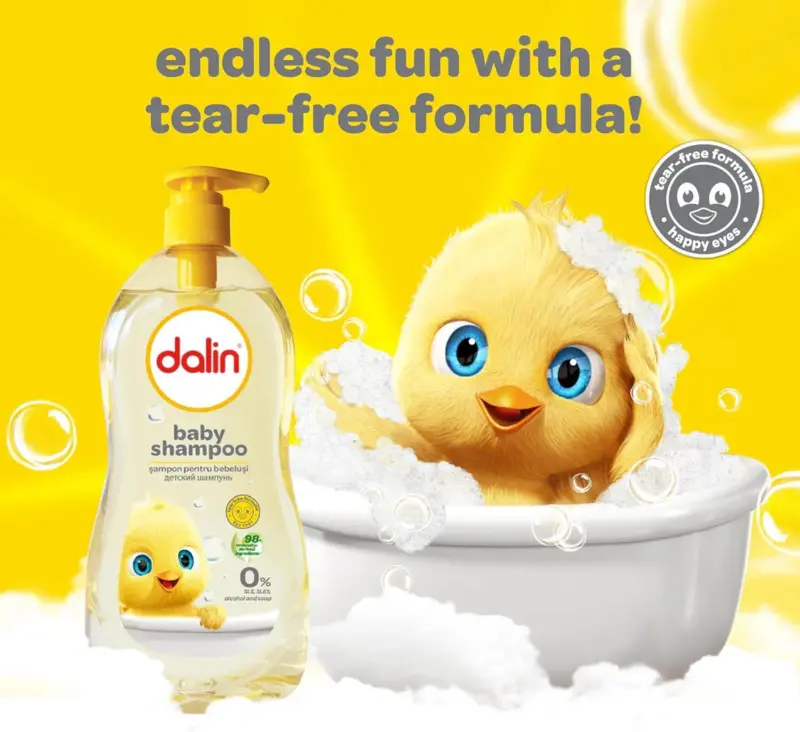 Baby Shampoo & Body Wash Dalin 900ml