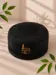 Klassisk sort bedehue med kaaba design (3 størrelser)