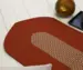Rotes exklusives Mashrabiya Designer Gebetsteppich