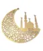 Eid Mubarak Holzdekoration Gold 10 cm