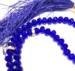 Mørkeblå Krystal Tasbeeh (99 Perler)