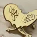 Koranhalter mit Kalligraphie aus Holz 40 cm