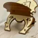 Koranhalter mit Kalligraphie aus Holz 40 cm