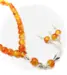 Flaming Crushed Glass Tasbih 33 perler