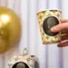 Ramadan Kareem Pappersmuggar (10 st) - Svart & Guld