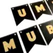 Umrah Mubarak banner i klassisk sort