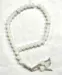 Klassisk pärltasbih med silverdetaljer, 33 pärlor (7 färger)