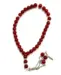 Klassisk pärltasbih med silverdetaljer, 33 pärlor (7 färger)
