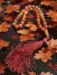 Bernsteinfarbener Tasbih aus Achatstein mit 33 Perlen