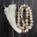 Yemeni Tasbih M. Hvide Agate Sten 33 Perler