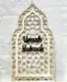 Stor Umrah Mubarak Mihrab trädekoration