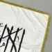 Stort Shahada flag i hvid