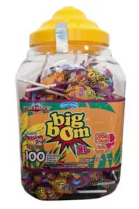 Tropical Passion Fruit med Displaybøtte, Big Bom (1600 gr)