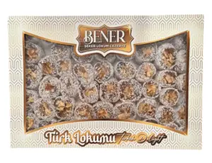 Turkish Delight Med Valnødder (Lokum), Bener 1KG