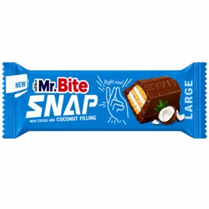 Chokoladebar med kokos, mr. bite, 35g