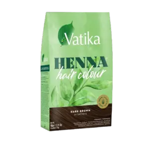 Henna Hårfarve Mørkebrun, Vatika 60 g