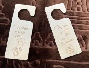 Islamisches Türhänger-Set aus Holz