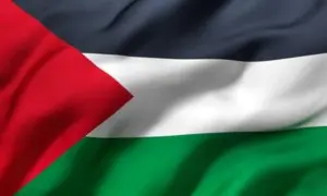 Stor Palestina Flagga 90 x 150 cm