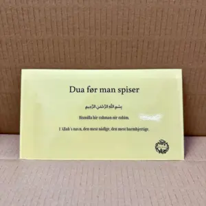 Bön innan man äter klistermärke
