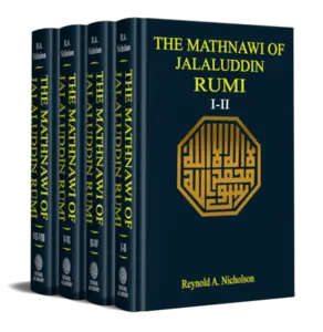 The Mathnawi von Jalaluddin Rumi (Set mit 4 Büchern)
