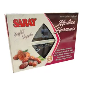 Saray Glutenfria Chokladdoppade Dadlar, 280 g.